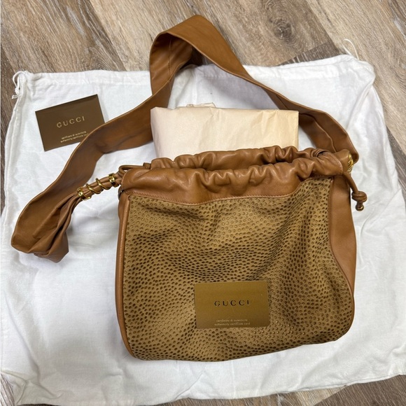 Gucci rare vintage drawstring bag - Picture 5 of 5
